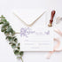 Butterfly Shape Roses Foil Quinceañera Mis Quince Invitation CWIP03